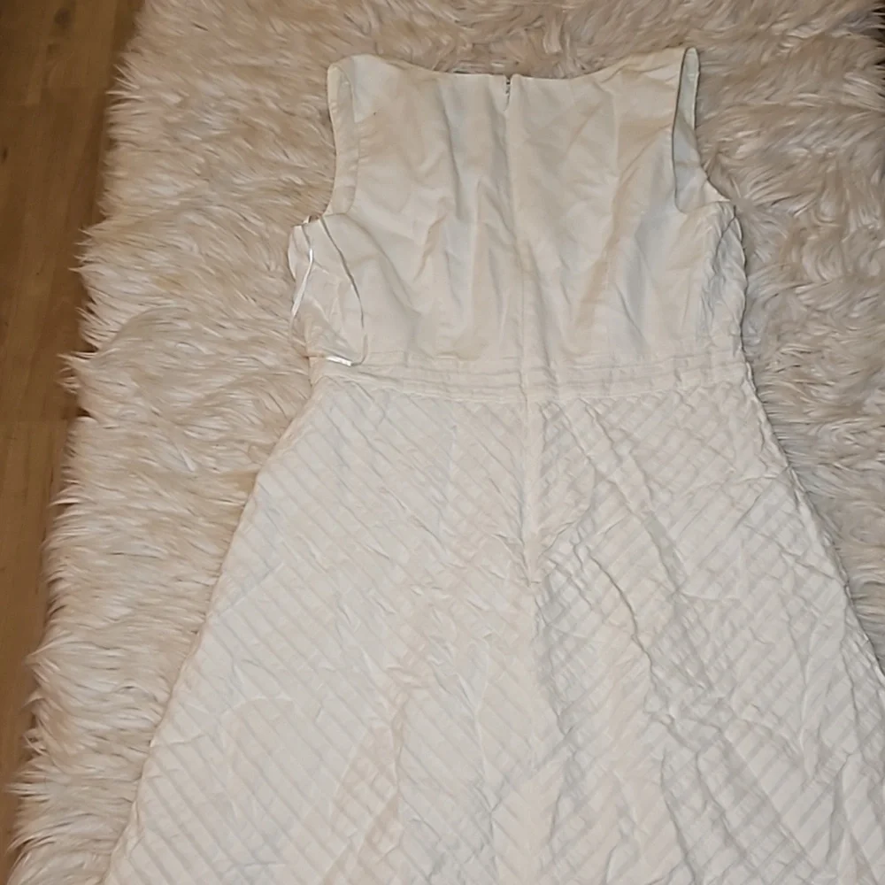 J.Crew White Ribbon Detail Sleeveless Dress – NWT, Lined, Size 10P